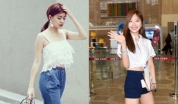 Ngắm cách phối đồ crop top của các sao Việt, Hàn Mỹ