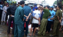 Nghe tiếng sét đánh, người đàn ông giật mình ngã xuống sông chết đuối