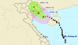 Cơn bão số 1 suy yếu thành áp thấp nhiệt đới