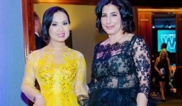 Em gái tỷ phú của Cẩm Ly dự tiệc ở Hollywood