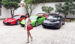 Midu khoe dàn xế sang trong bộ sưu tập gần 100 tỷ của chồng đại gia