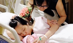 Lê Kiều Như sinh con gái đầu lòng