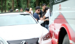 Xe Lexus chở Quang Lê gây tai nạn ở Sapa