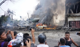 Vụ máy bay rơi ở Indonesia: Công bố danh tính phi hành đoàn