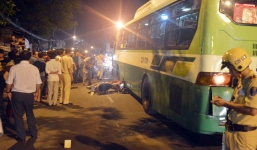 Nam thanh niên bị xe buýt cán chết