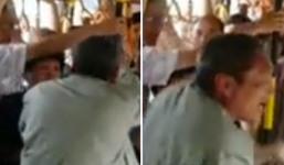 Video: Nữ hành khách tát tới tấp khiến kẻ móc túi xe buýt hoảng sợ