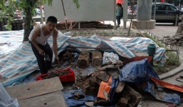 Hà Nội: Phát hiện 200 bộ hài cốt khi đào mương thoát nước