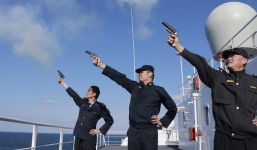 Video: Trung Quốc tập bắn đạn thật trên Vịnh Bắc Bộ