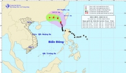 Tin bão số 2: Bão Linfa đang tiến vào đất liền