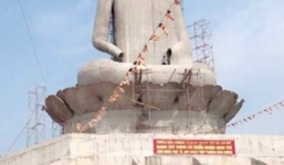 Tượng Phật cao nhất miền Bắc bất ngờ đổ sập