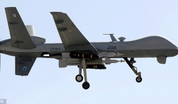 Video: Máy bay Anh truy diệt, phiến quân IS bỏ xe bom chạy thục mạng