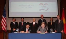 Tổng Bí thư dự lễ ký kết hợp tác Việt Nam - Hoa Kỳ