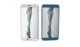 Ý tưởng iPhone 8 có 2 màn hình, phím laser