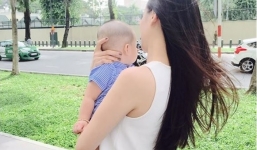 Hoa hậu Diễm Hương lần đầu công khai con trai kháu khỉnh