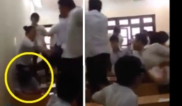 Tìm 'tung tích' 6 nam sinh đánh 1 bạn nữ trong lớp học