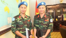 Thêm 2 sĩ quan Việt Nam tham gia lực lượng gìn giữ hòa bình LHQ
