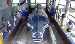 Nơi quan tài người chết được “chôn” trên mặt đất