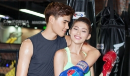 Quán quân Next Top Model tập boxing cùng bạn gái