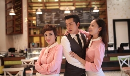 Thu Trang được đoàn làm phim bất ngờ mừng sinh nhật tại phim trường