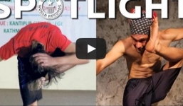 Chàng trai tự đá lên đầu 134 lần trong 60 giây lập kỷ lục Guinness