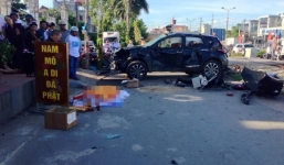 Tàu hỏa đâm ô tô, 6 người thương vong