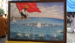 Bức tranh 'Gạc Ma- Vòng tròn bất tử' được đấu giá 1,28 tỷ đồng