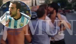 Tiền đạo Higuain quá khích lao vào ẩu đả fan tại Tây Ban Nha
