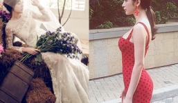 Facebook sao Việt: Angela Phương Trinh diện váy đỏ gợi cảm, Tú Linh hóa cô dâu