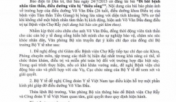 Điều dưỡng bị bệnh nhân đổ xăng vào người 'thiêu sống'