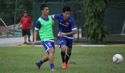 Công Phượng bất ngờ xuống tập luyện cùng ĐT U19 Việt Nam