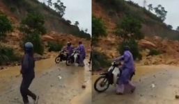 Video: Kinh hoàng cảnh tượng sạt lở tại Cẩm Phả
