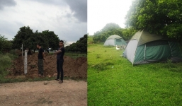 Hà Nội: Dân hoang mang vì 20 đối tượng xăm trổ, dựng lều ngay sát nhà