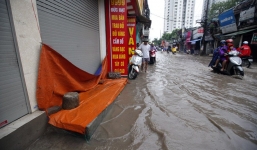 Hà Nội - Nam Định - Thái Bình ngập nước vì mưa lớn