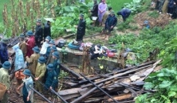 Sạt lở núi ở Cao Bằng, 3 người mất tích và 5 người bị thương