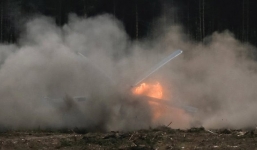 Trực thăng Nga nổ trong khi trình diễn