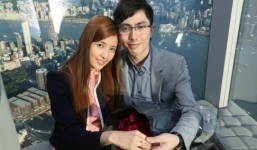 Chàng trai thuê trực thăng cầu hôn bạn gái trên tòa nhà chọc trời