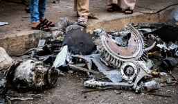 Syria: Chiến đấu cơ rơi xuống chợ, ít nhất 12 người chết