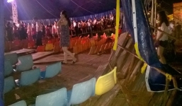 Rạp xiếc lưu động TW sập, hàng chục người bị thương