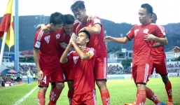 Lý giải cách ăn mừng bàn thắng lạ của cầu thủ Than Quảng Ninh