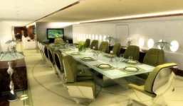 Siêu máy bay dát vàng của “ông trùm” chân dài U70