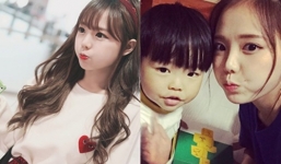 Bất ngờ bà mẹ nhí hai con trẻ như học sinh cấp 2