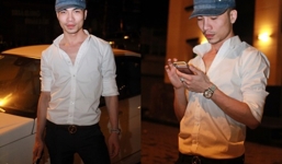 Kenny Sang giản dị ra Hà Nội đi sự kiện