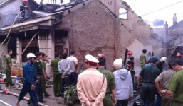 Cháy nhà trẻ tư nhân, 3 căn nhà bị thiêu rụi