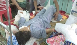 Kẻ bạo hành cắt gân tay, chân vợ đến công an xin đầu thú