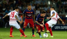  Messi lập cú đúp, Barca giành Siêu cúp châu Âu kịch tính