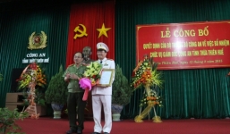 Công bố quyết định bổ nhiệm Giám đốc Công an tỉnh Thừa Thiên - Huế 
