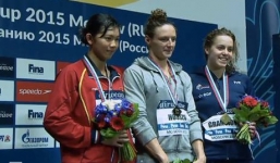 Ánh Viên xuất sắc giành HCB 400m hỗn hợp Cúp thế giới