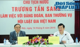 Chủ tịch nước Trương Tấn Sang: Cần tiếp tục nâng cao vai trò của Hội Luật gia VN