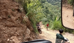 Gian nan đường vào hiện trường vụ thảm sát ở Yên Bái