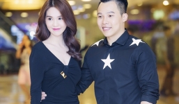 Ngọc Trinh sánh đôi Vũ Khắc Tiệp dự sự kiện từ thiện